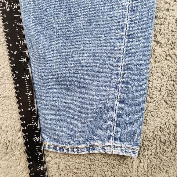 Levi's 502 Men's Regular Tapered Fit Jeans Size 28x32 Cotton Blend Denim Pants - Picture 5 of 13